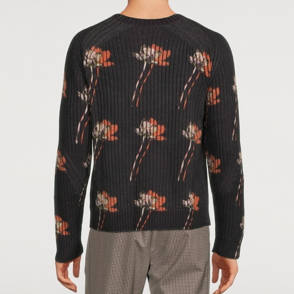 PAUL SMITH Repeated Floral Print Crewneck Sweater - Picture 2 of 8